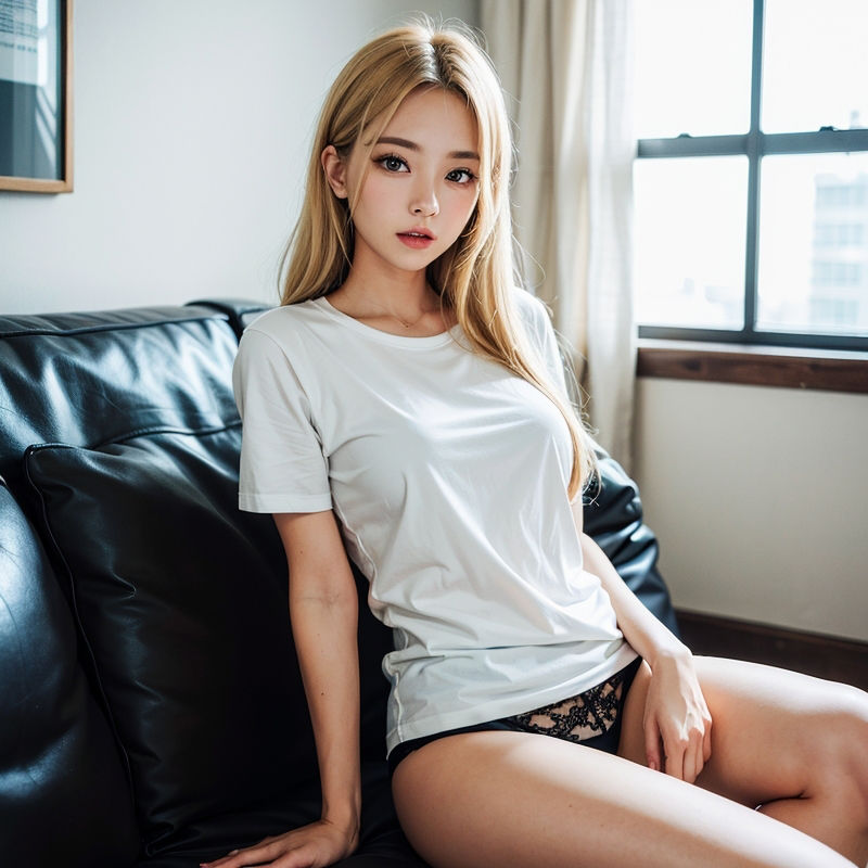 サンプル画像1:地元をうろついてそうな金髪美女のオナニー(ピンキー) [d_315037]