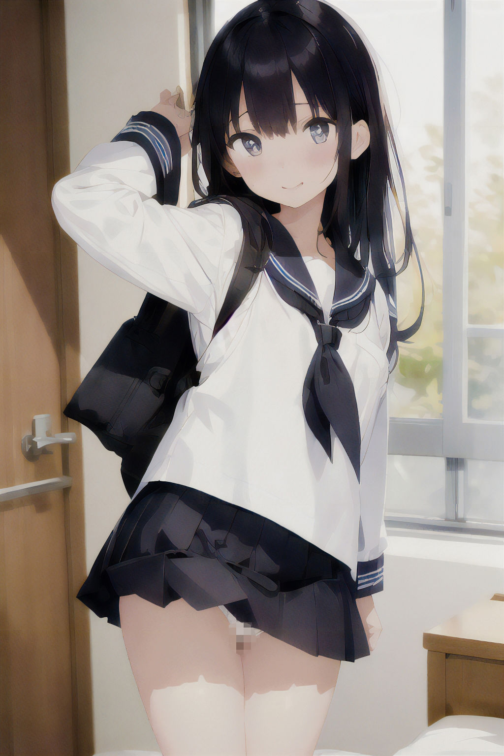 サンプル画像3:中出しと制服委員長(ラフィ) [d_315073]