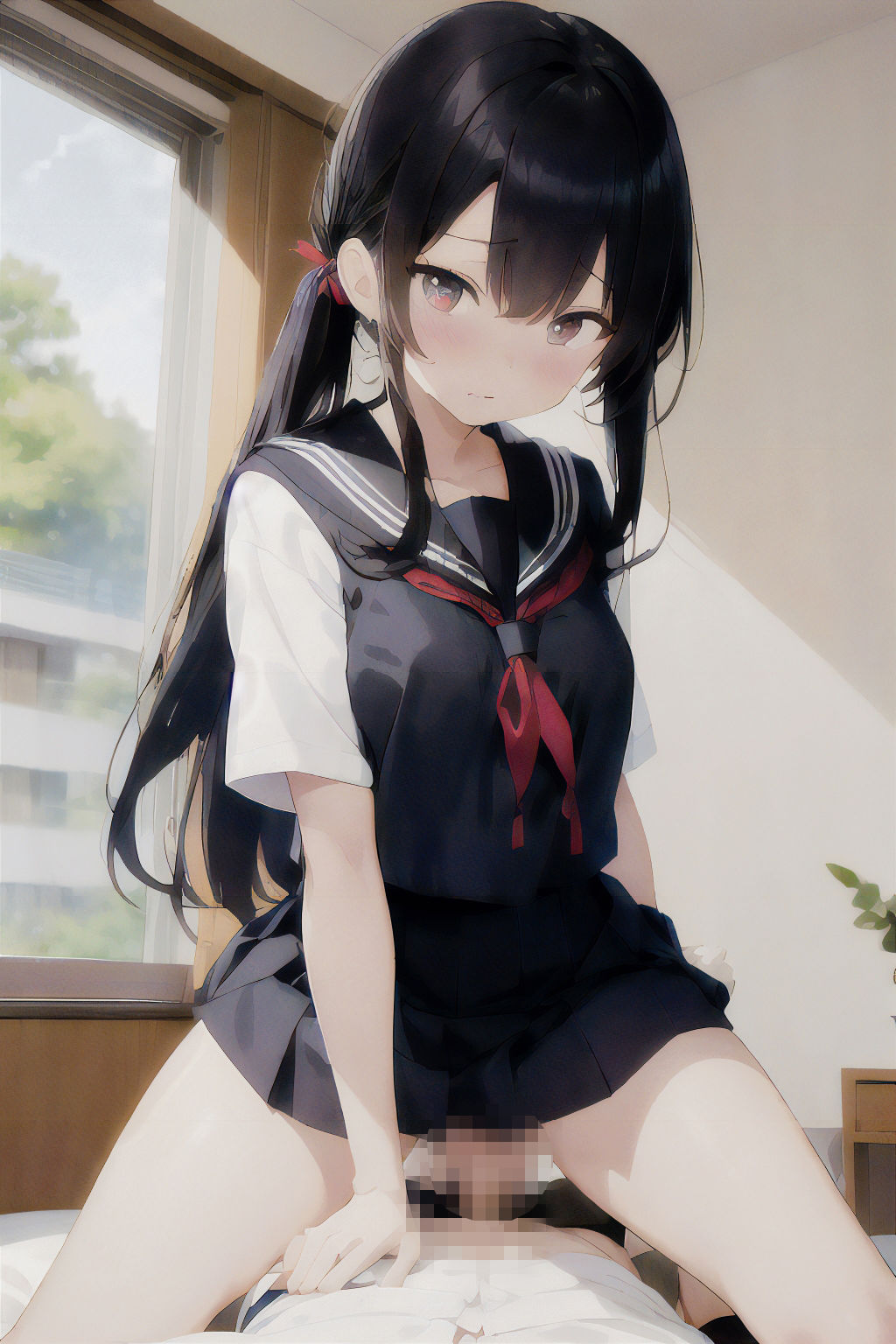 中出しと制服委員長のサンプル画像 6