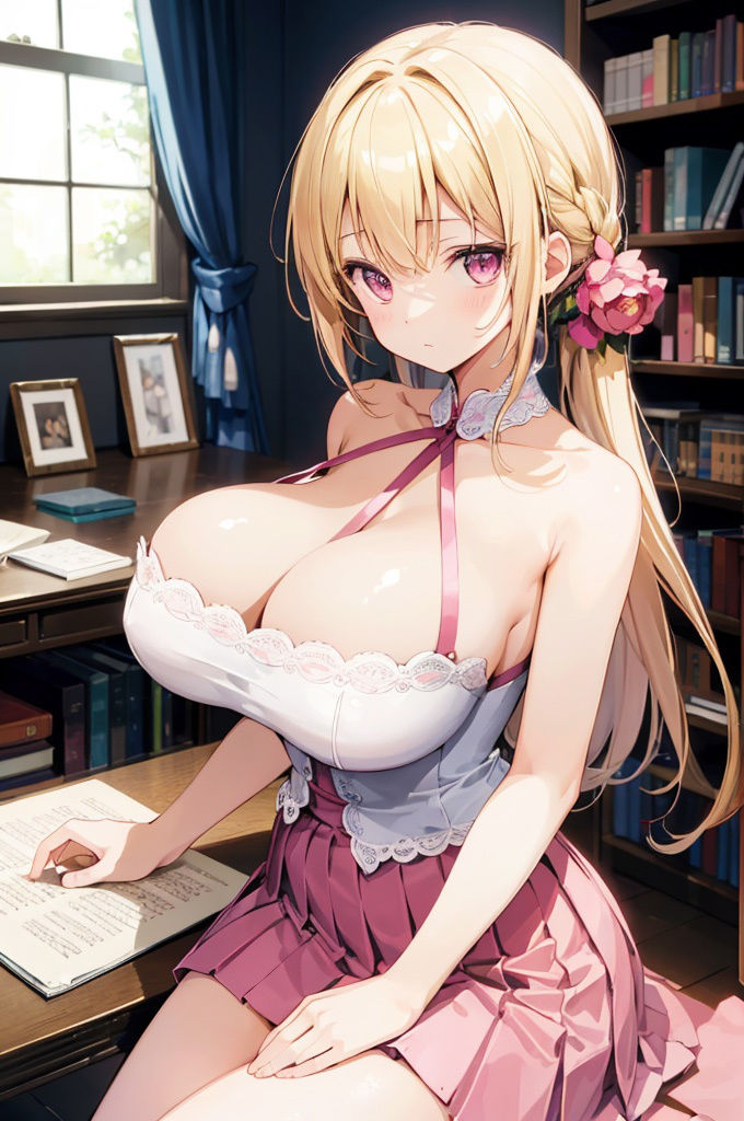 サンプル画像1:巨乳美女【妄想イラスト美女図鑑vol.22】(AIイラスト美女研究所) [d_315168]