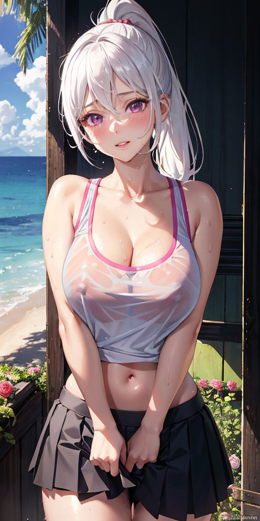 サンプル画像1:巨乳美女【妄想イラスト美女図鑑vol.23】(AIイラスト美女研究所) [d_315171]