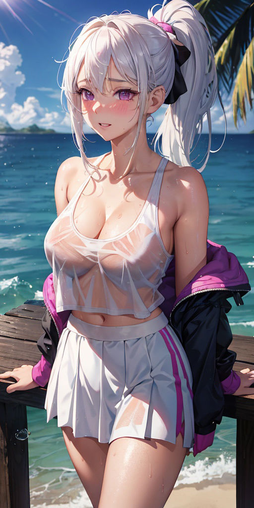 サンプル画像3:巨乳美女【妄想イラスト美女図鑑vol.23】(AIイラスト美女研究所) [d_315171]