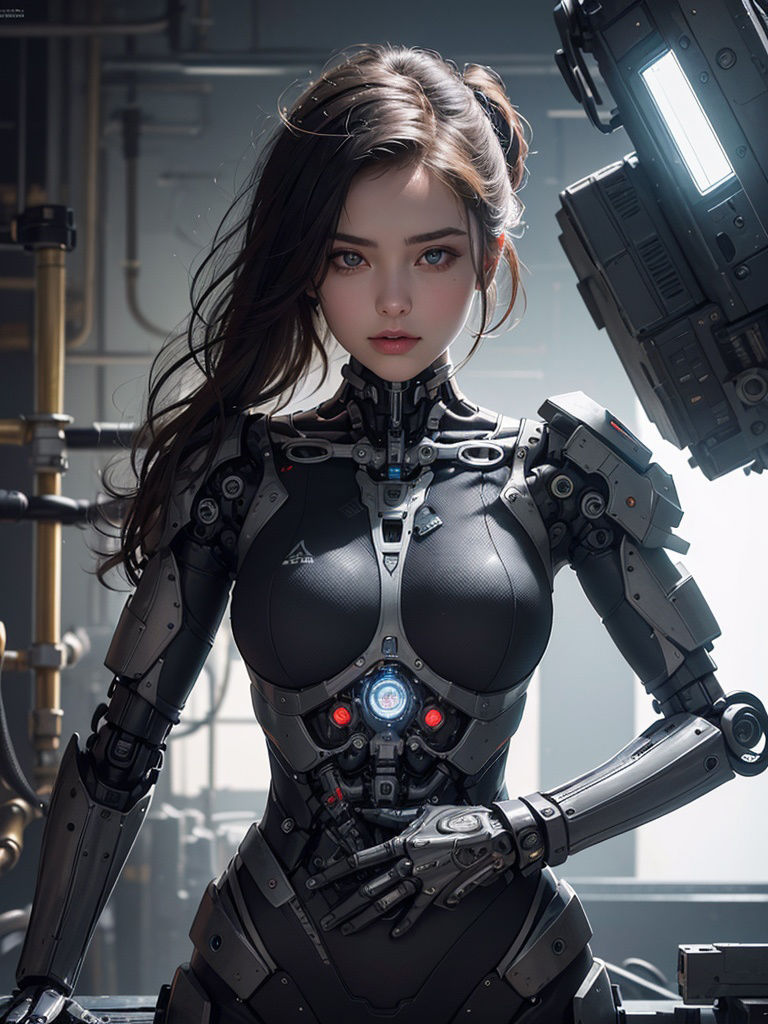 サンプル画像3:未来美女【妄想イラスト美女図鑑vol.24】(AIイラスト美女研究所) [d_315174]