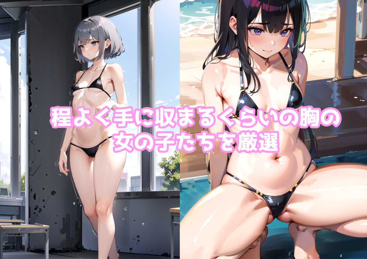 サンプル画像2:貧乳美乳女子校生の学園生活(あずかわ) [d_315262]