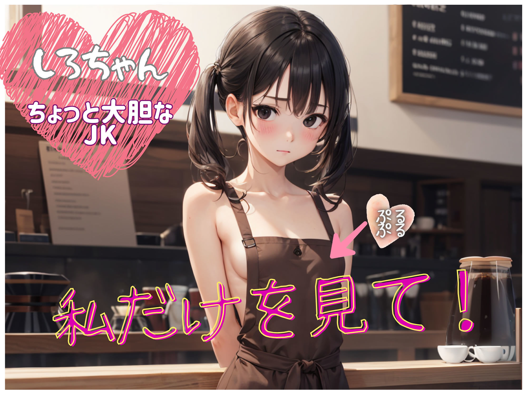 サンプル画像3:【2時間動画】ツインテールJKがバイト先で発情しちゃった(AIスピリット) [d_315272]