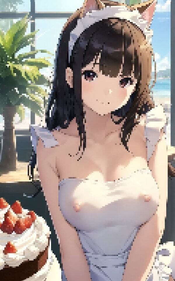 サンプル画像4:猫耳カフェの可愛い店員がエッチすぎる！(破廉恥の極) [d_315282]