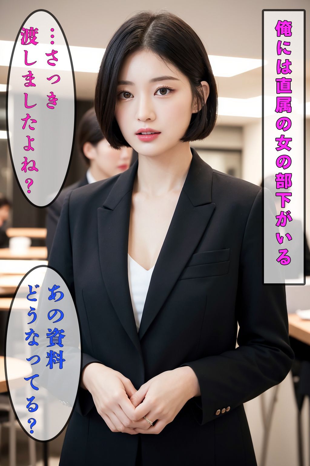 サンプル画像1:軽蔑しているセクハラ上司に無理やり犯●れ完全メス堕ち(AI研究所) [d_315294]