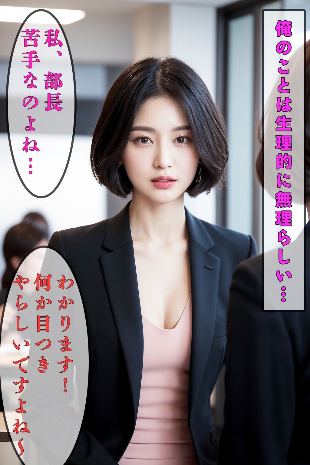 サンプル画像3:軽蔑しているセクハラ上司に無理やり犯●れ完全メス堕ち(AI研究所) [d_315294]