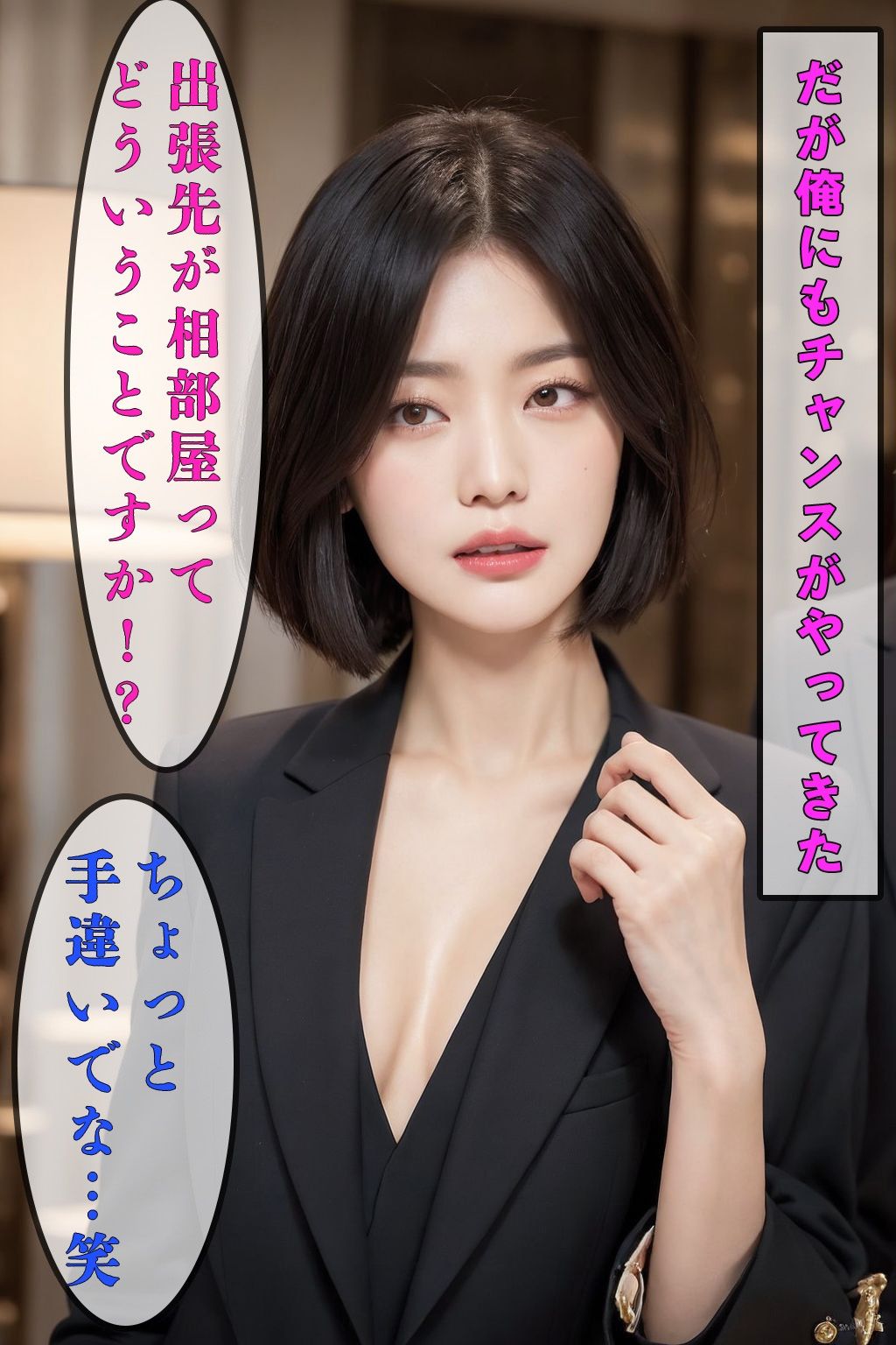 サンプル画像4:軽蔑しているセクハラ上司に無理やり犯●れ完全メス堕ち(AI研究所) [d_315294]