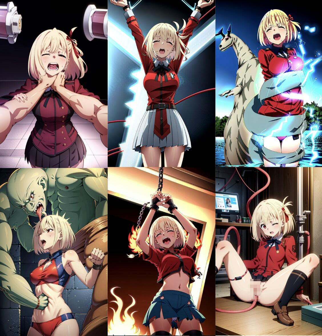 サンプル画像5:SA○、とある、リコ○ス等の敗北凌○「やられヒロインの試食会場」(リョナ・ヒロピン専門@add) [d_315333]