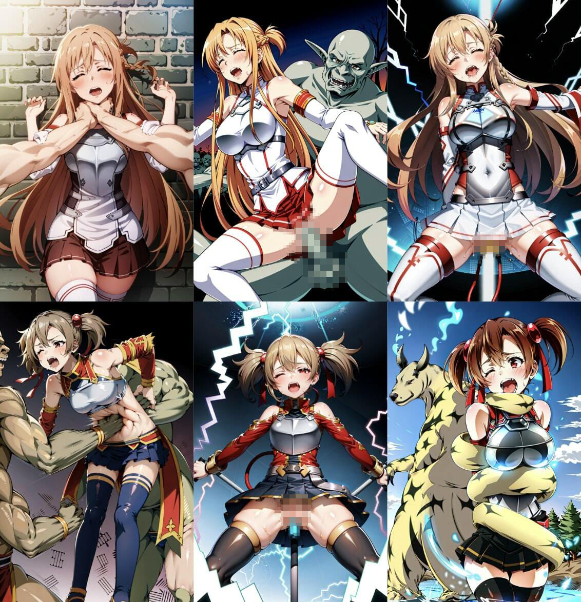 サンプル画像6:SA○、とある、リコ○ス等の敗北凌○「やられヒロインの試食会場」(リョナ・ヒロピン専門@add) [d_315333]