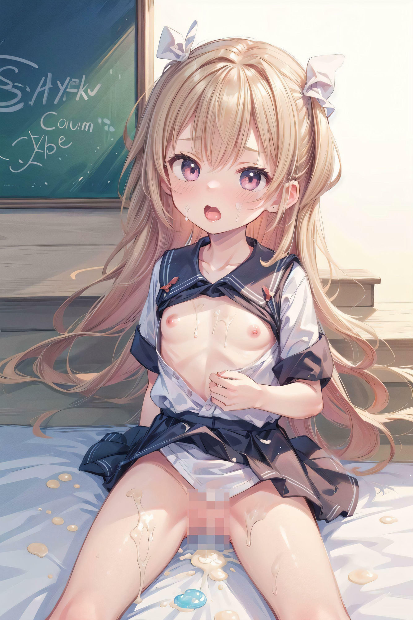 サンプル画像5:白いのなぁにせいしー(夜桜密話) [d_315336]