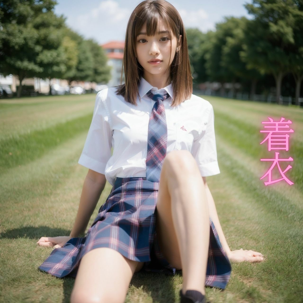 サンプル画像1:激カワJKと援交即ハメ〜「そんなに私のおまんこ見ないで」(AImaru) [d_315398]