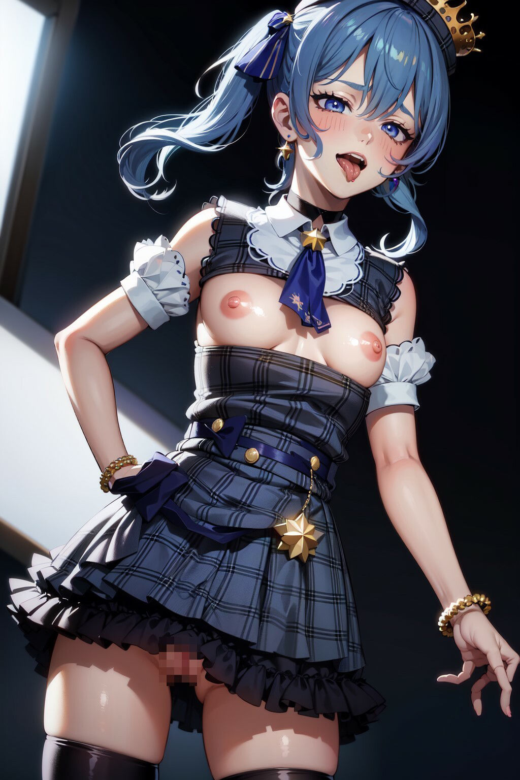 サンプル画像4:えち街すいせいのライブ後の淫乱姿その2(萌のイラスト) [d_315454]