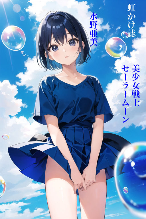 サンプル画像1:虹かけ誌 美少女戦士セーラームーン イラスト集8 水野亜美(九情承太郎商店) [d_315519]