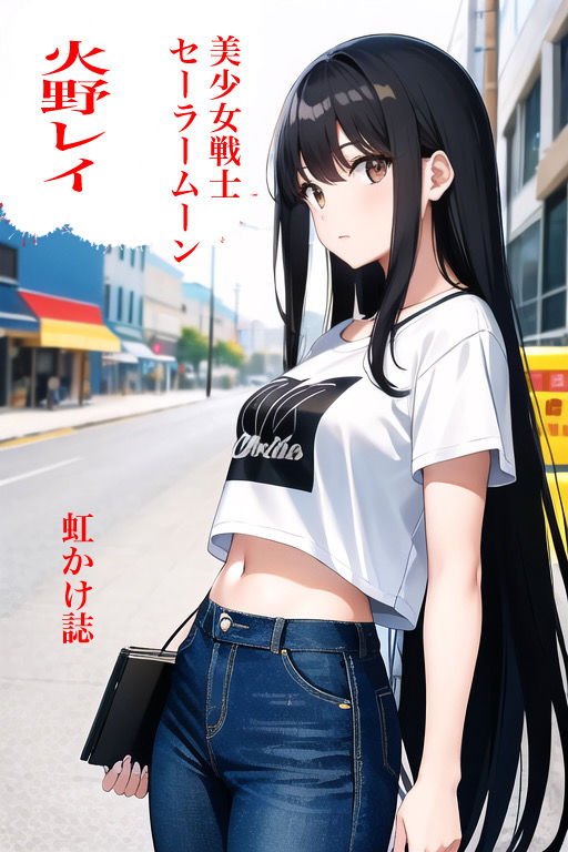 サンプル画像1:虹かけ誌 美少女戦士セーラームーン イラスト集9 火野レイ(九情承太郎商店) [d_315530]