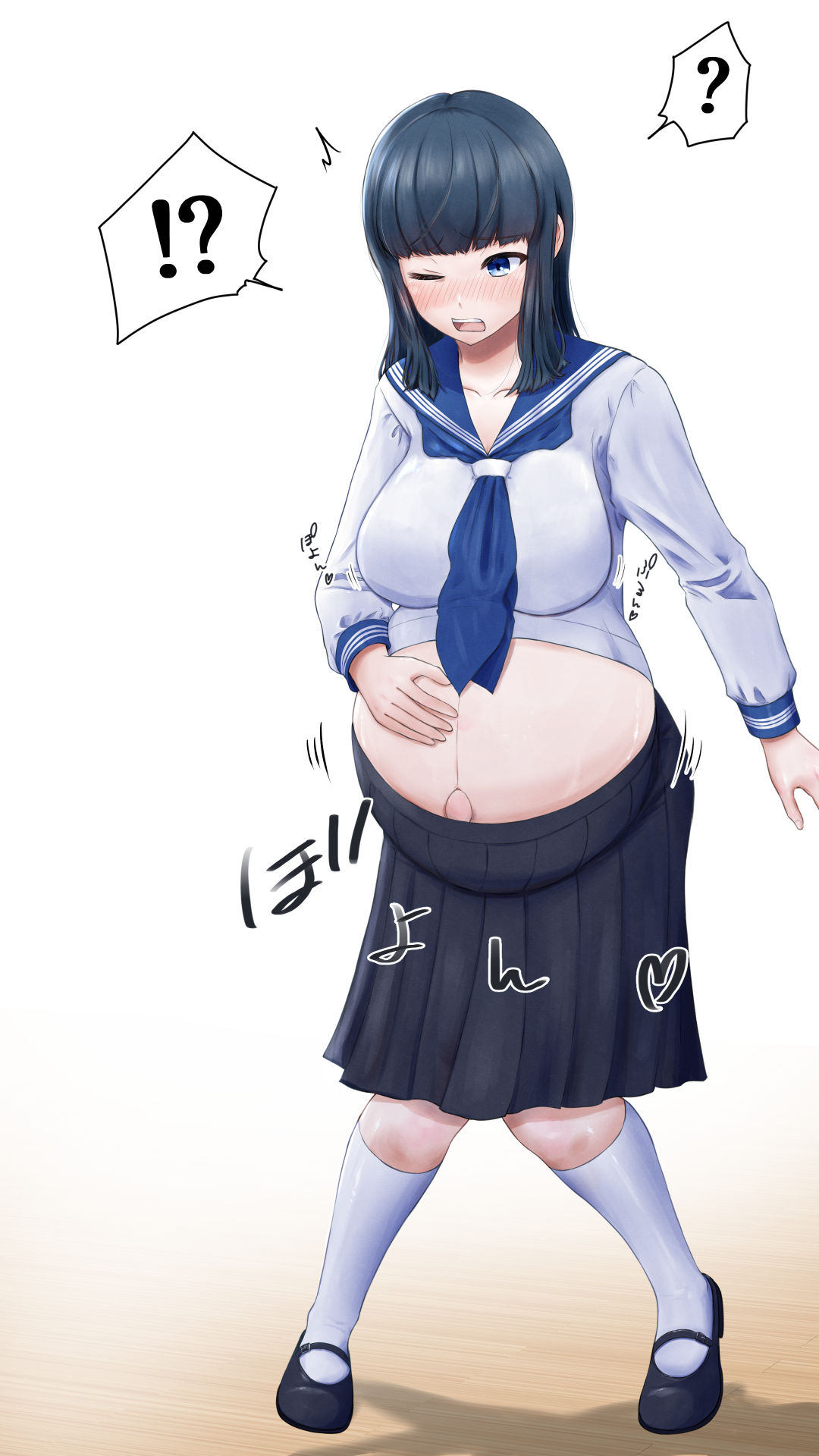 サンプル画像5:膨腹JK日記(てんがてんが) [d_315538]