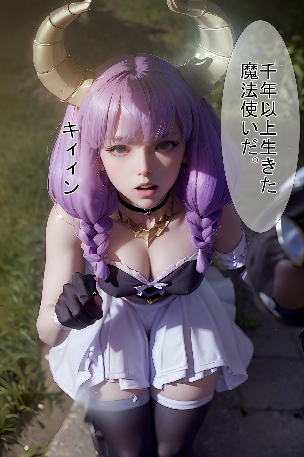 サンプル画像4:【敗北シリーズVol.04】断頭台のア〇ラが、フリ〇レンに敗北！(魔術師プロトン) [d_315542]