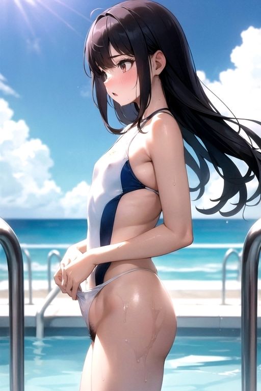 サンプル画像3:競泳水着×ちっぱいハート R18編(A.IZEN) [d_315563]