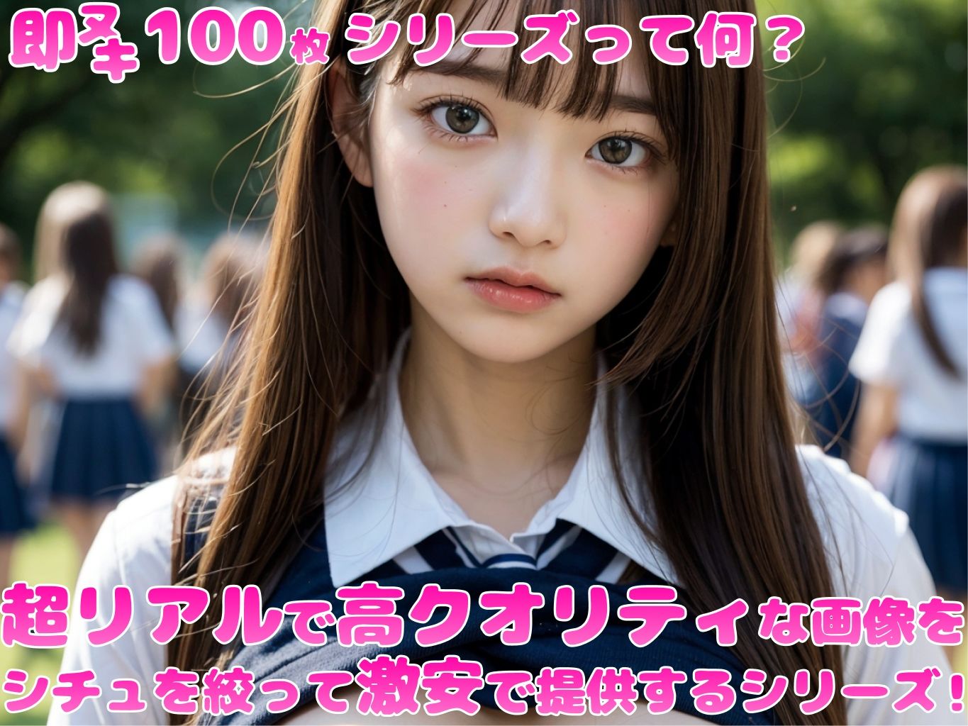 サンプル画像1:即ヌキ！女子校生露出チャレンジ！(偵察部隊) [d_315635]