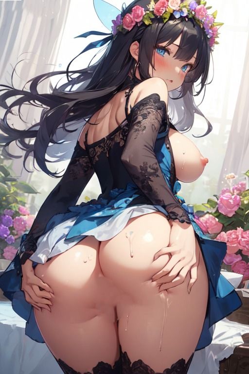 サンプル画像4:エロい妖精が突然見えた件について(NYARUNYARU AI) [d_315637]