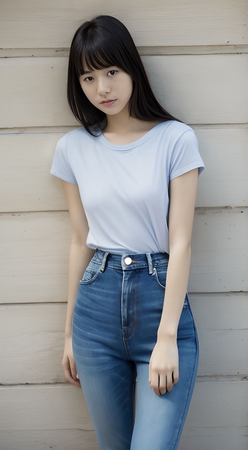 サンプル画像4:ジーパンAI美女〜Gパン好きのための特集〜(AI美女) [d_315669]