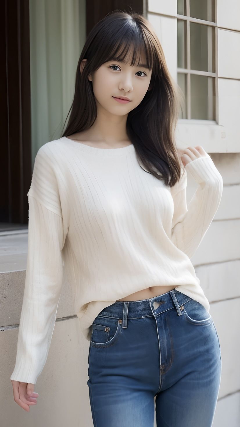 サンプル画像5:ジーパンAI美女〜Gパン好きのための特集〜(AI美女) [d_315669]