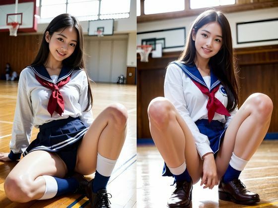 サンプル画像2:女子校生緊縛授業〜生意気女子を縛り上げる〜(AIシテルProject) [d_315689]