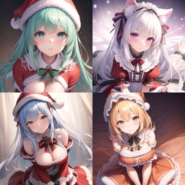 サンプル画像1:SANTAGIRLのイラスト集(あさだふじ) [d_315724]