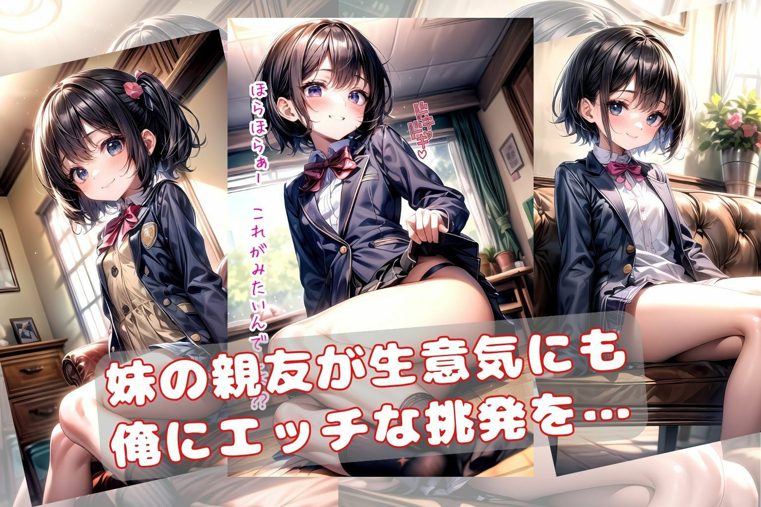 サンプル画像1:俺のことが好きすぎる妹の親友に中出ししまくって孕ませたはなし(私立AI学園) [d_315749]