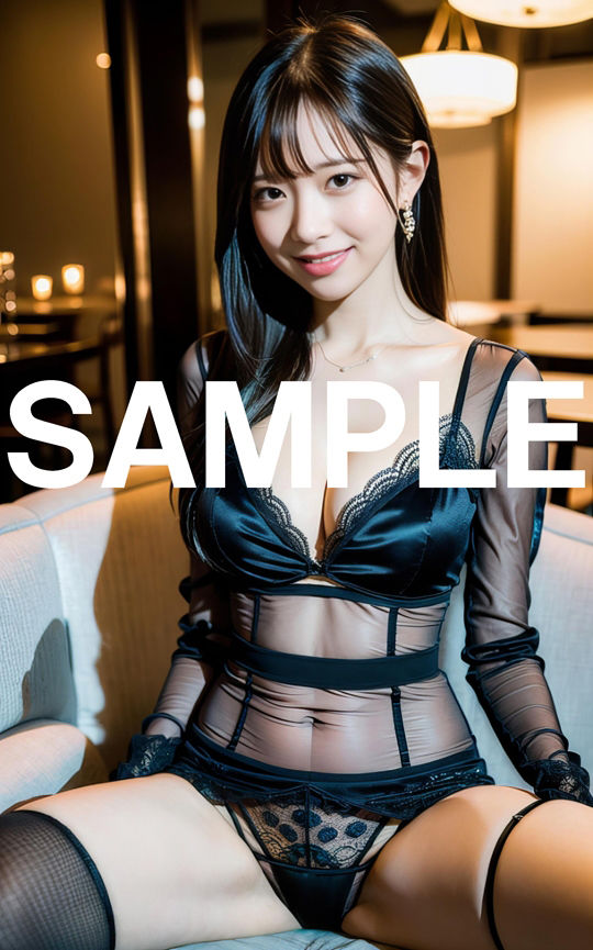 サンプル画像1:パーティーでパンツを見せて挑発してくる美女(AI Art and Meditation) [d_315783]