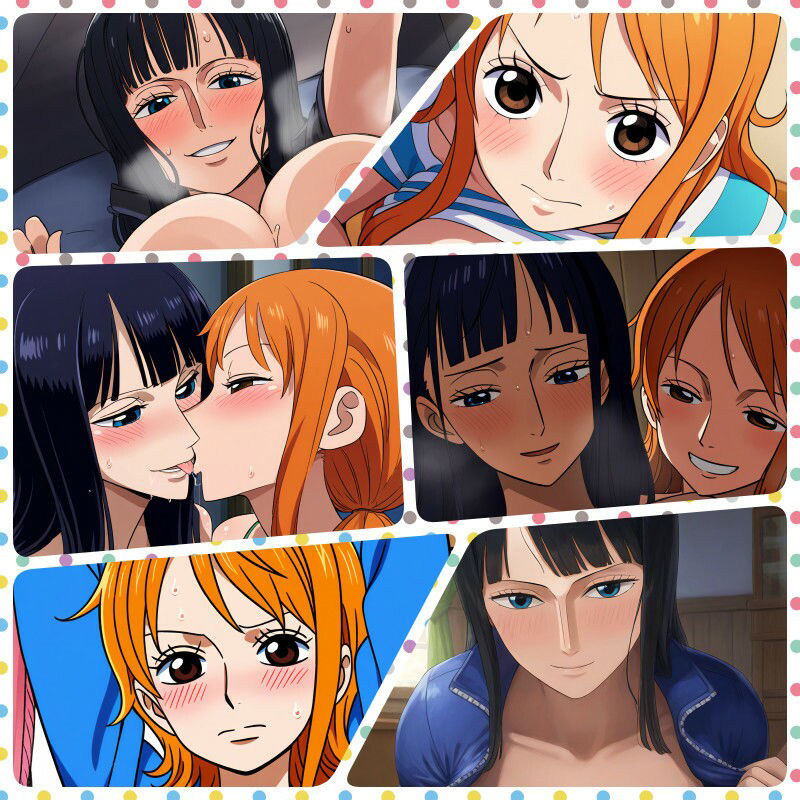 サンプル画像6:〇NEPIECE ナミ＆ロビン(ある) [d_315805]