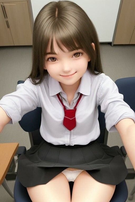 サンプル画像2:女子校生のパンティ ブサカワも満載(AI Force) [d_315915]