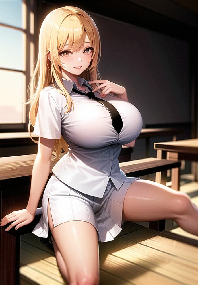 サンプル画像3:ビッチなJKに精子を搾り取られる僕(二次元の華道) [d_315981]