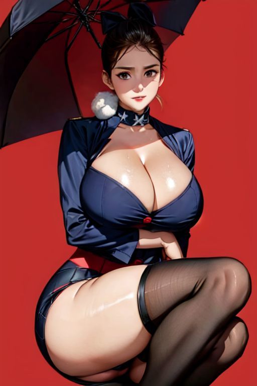 サンプル画像1:爆乳AIキャビンアテンダント1(AI出版) [d_316011]