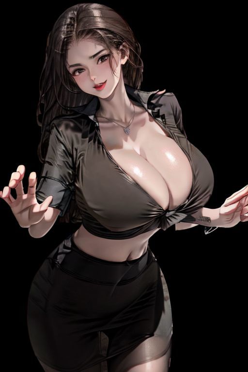 サンプル画像3:爆乳AIブラウス1(AI出版) [d_316019]