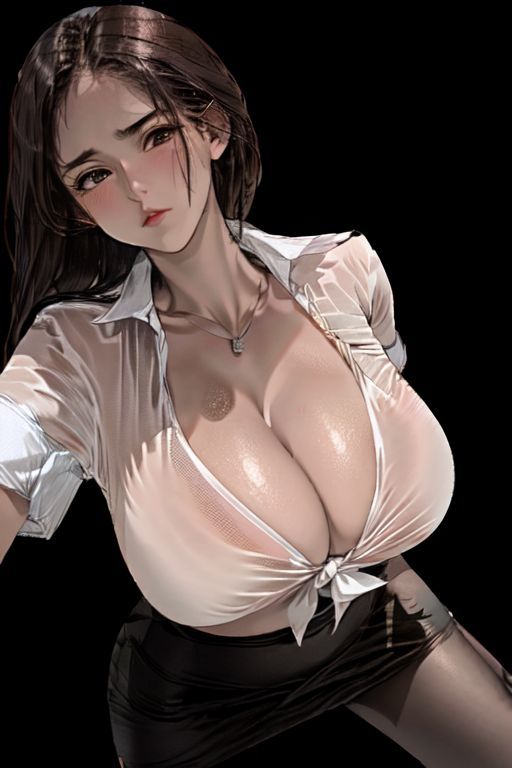 サンプル画像5:爆乳AIブラウス1(AI出版) [d_316019]