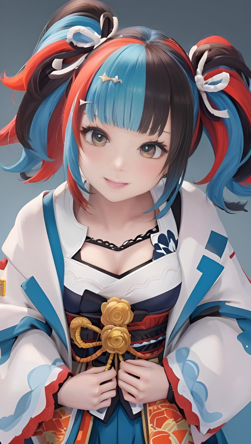 サンプル画像1:かわいい女の子のアヘ顔いただきました(AI Model Channel) [d_316033]