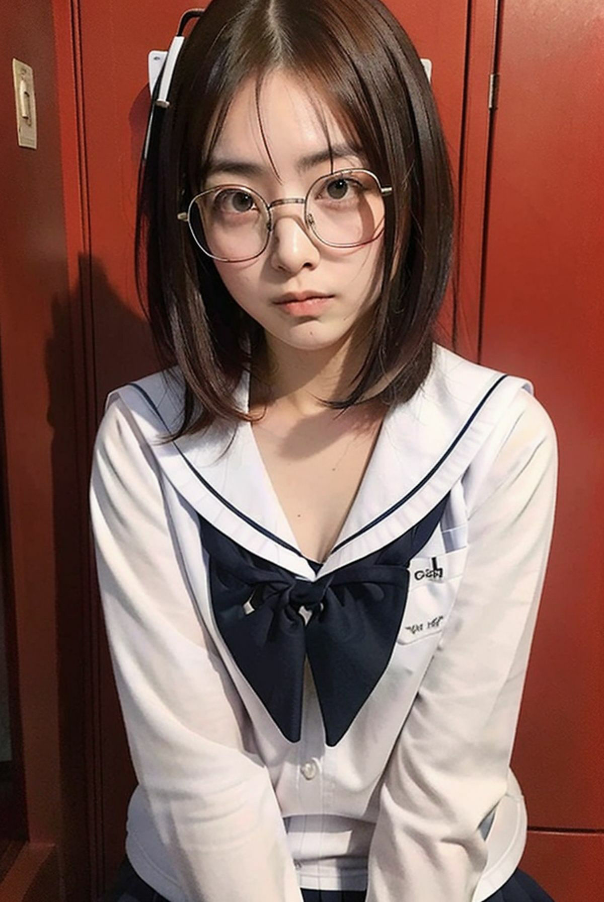 サンプル画像2:クラスのガリ勉女子ほど、メガネを取ると可愛いしエロいことに興味がある説＜美の一丁目コレクション＞(一丁目倶楽部) [d_316191]