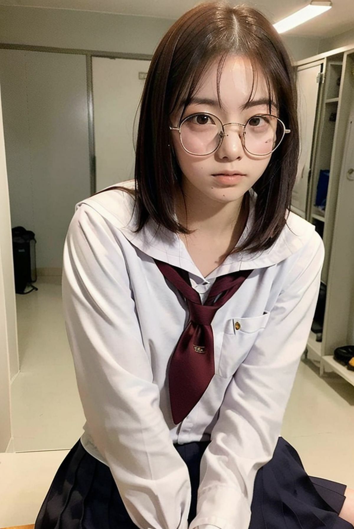 サンプル画像3:クラスのガリ勉女子ほど、メガネを取ると可愛いしエロいことに興味がある説＜美の一丁目コレクション＞(一丁目倶楽部) [d_316191]