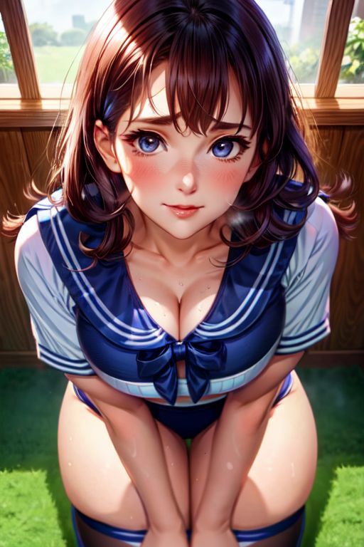 サンプル画像2:爆乳AIセーラーハイレグビキニ1(AI出版) [d_316236]