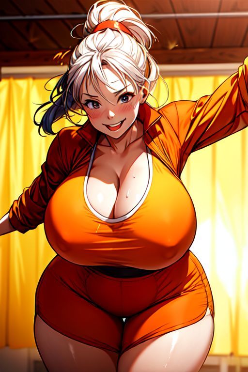 サンプル画像2:爆乳AI乳バウンド1(AI出版) [d_316245]