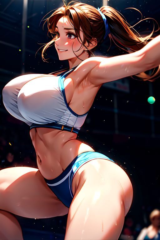 サンプル画像4:爆乳AI乳バウンド1(AI出版) [d_316245]