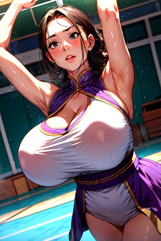 サンプル画像5:爆乳AI乳バウンド1(AI出版) [d_316245]