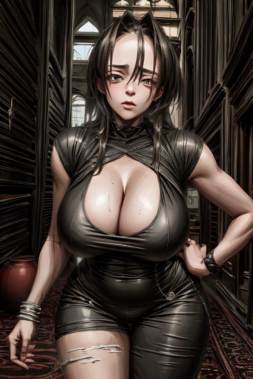 サンプル画像6:爆乳AIパンク1(AI出版) [d_316248]