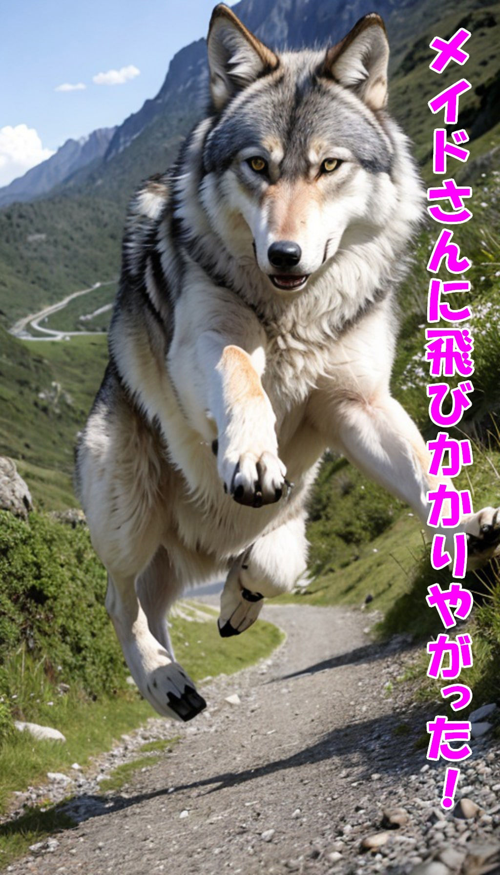 サンプル画像3:逃げろ！ Vol.5(AI画像チャレンジャー) [d_316271]