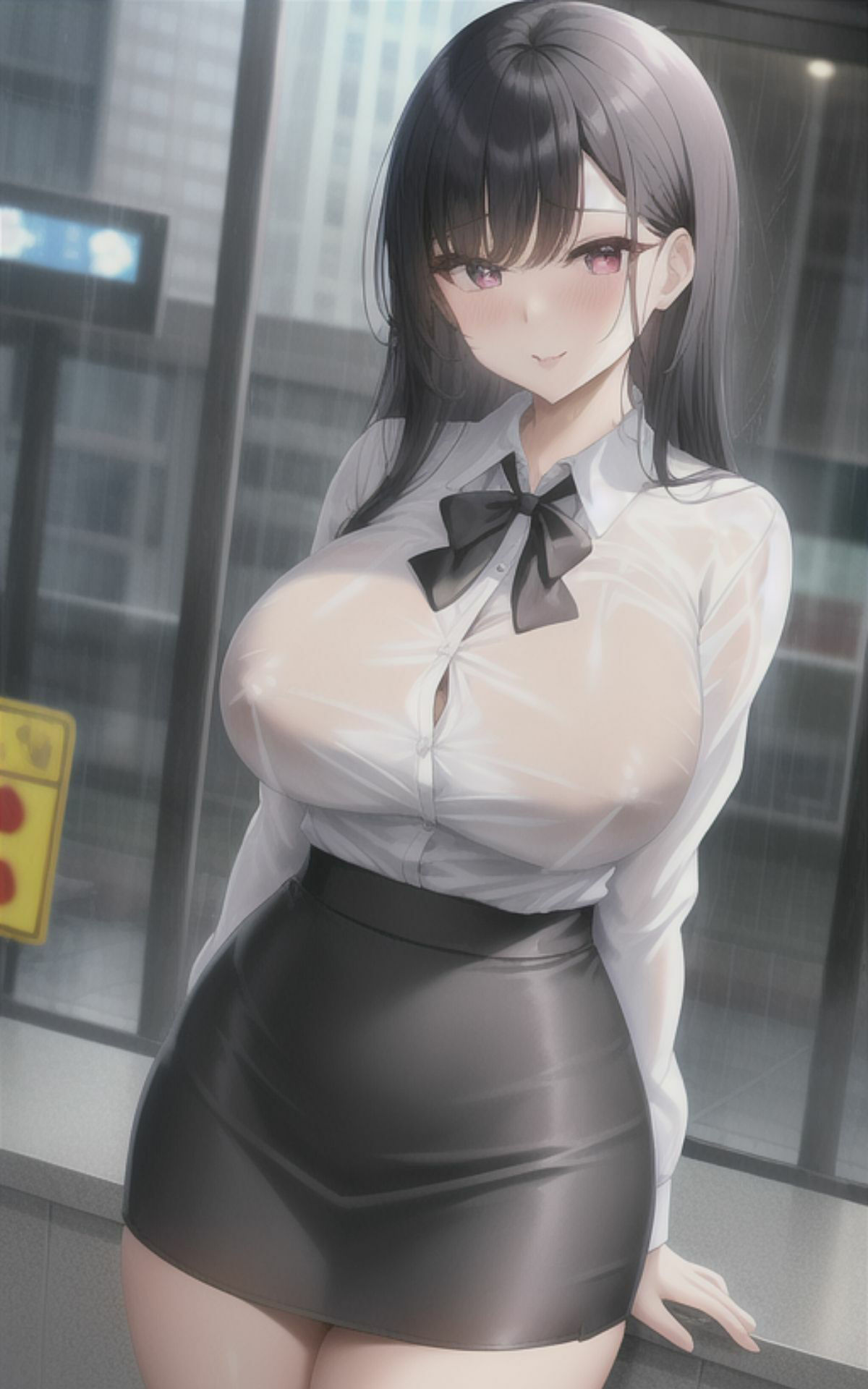 サンプル画像4:AI美女イラストvol.23あん濡れちゃう(AI Girls Creation) [d_316342]