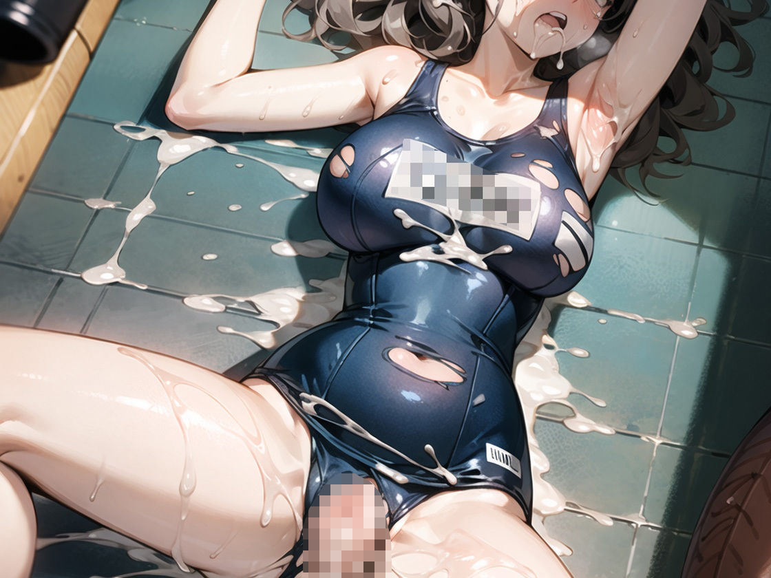 サンプル画像6:スク水美少女徹底凌●の記録(猫パンチ) [d_316358]