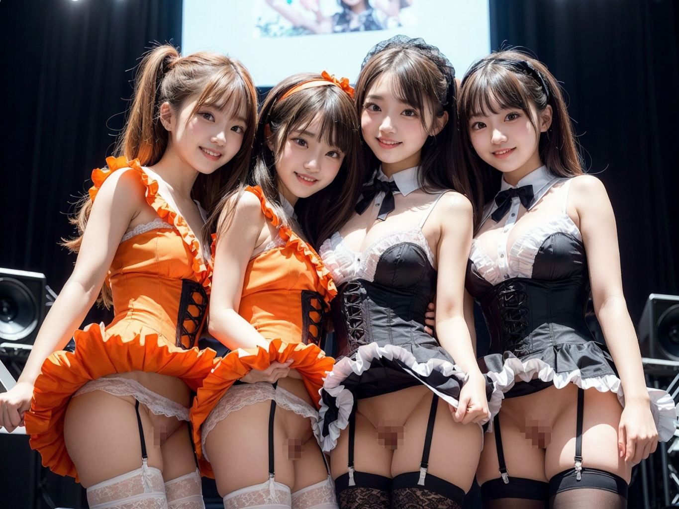 サンプル画像6:アイドルえちえちハーレムライブ♪シコってOK♪(トープスター) [d_316383]