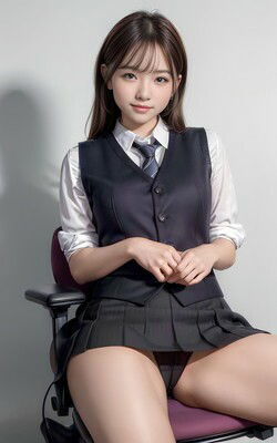 サンプル画像1:OL制服シリーズ 仕事中にパンチラを見せる vol001(カマキリン) [d_316397]